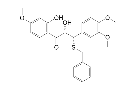 3,4,4'-Trimethoxy-.alpha.(S),2'-dihydroxy-.beta.(S)-benzylsulfanyldihydrochalcone