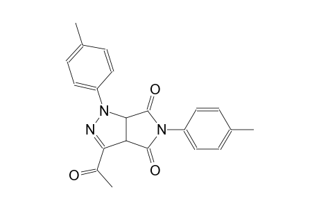 pyrrolo[3,4-c]pyrazole-4,6(1H,5H)-dione, 3-acetyl-3a,6a-dihydro-1,5-bis(4-methylphenyl)-