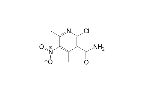 2-Chloro-4,6-dimethyl-5-nitro-nicotinamide