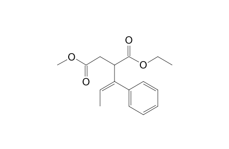 (Z)-1-Ethyl 4-methyl 2-(1-phenylprop-1-enyl)succinate
