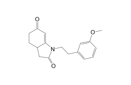 1-(3-Methoxyphenethyl)-3,3a,4,5-tetrahydro-1H-indole-2,6-dione