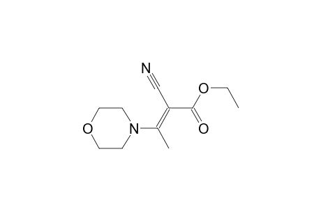 2-Butenoic acid, 2-cyano-3-(4-morpholinyl)-, ethyl ester, (E)-