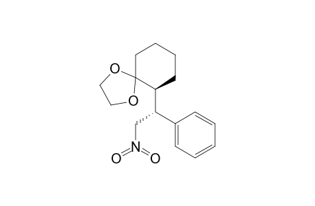 1,4-Dioxaspiro[4.5]decane, 6-(2-nitro-1-phenylethyl)-, [S-(R*,S*)]-