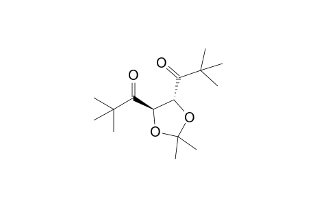 1-[(4R,5R)-2,2-Dimethyl-5-(2,2-dimethylpropanoyl)-1,3-dioxolan-4-yl]-2,2-dimethylpropan-1-one