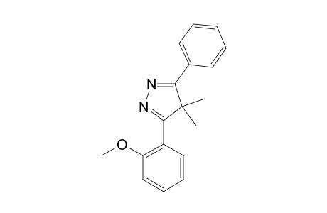 3-(2'-METHOXYPHENYL)-4,4-DIMETHYL-5-PHENYL-4H-PYRAZOLE