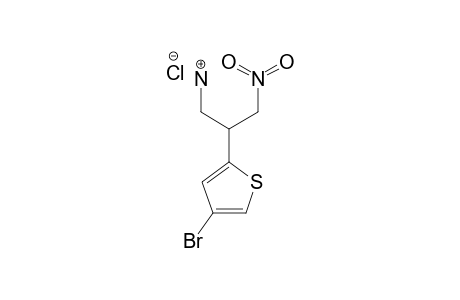 2-(4-bromo-2-thienyl)-3-nitropropan-1-amine hydrochloride
