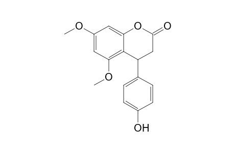 4'-Hydroxy-5,7-dimethoxy-4-phenyl-3,4-dihydro-2H-[1]benzopyran-2-one