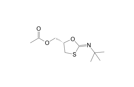 (5S)-N-tert-Butyl-5-(acetyloxymethyl)-1,3-oxathiolan-2-imine