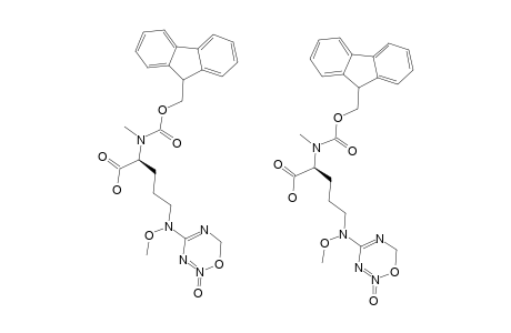 (2S)-2-[(9H-FLUOREN-9-YLMETHYLMETHOXYCARBONYL)-METHYL-AMINO]-5-[HYDROXYMETHYL-(2-OXY-6H-[1,2,3,5]-OXATRIAZIN-4-YL-AMINO)]-PENTANOIC-ACID