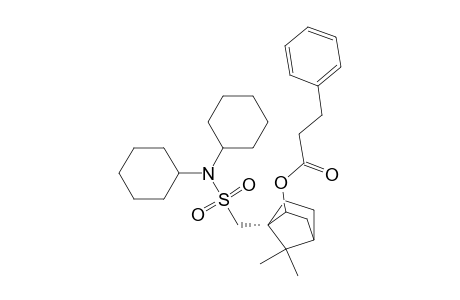 Benzenepropanoic acid, 1-[[(dicyclohexylamino)sulfonyl]methyl]-7,7-dimethylbicyclo[2.2.1]hept-2-yl ester, (1S-exo)-
