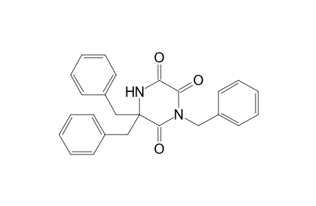 4,6,6-Tribenzylpiperazine-2,3,5-trione