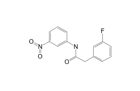 2-(3-Fluorophenyl)-N-(3-nitrophenyl)acetamide