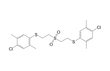 bis{2-[(4-chloro-2,5-xylyl)thio]ethyl}sulfone