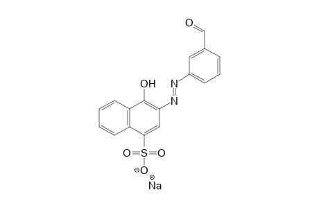 1-Naphthalenesulfonic acid, 3-[(3-formylphenyl)azo]-4-hydroxy-, monosodium salt