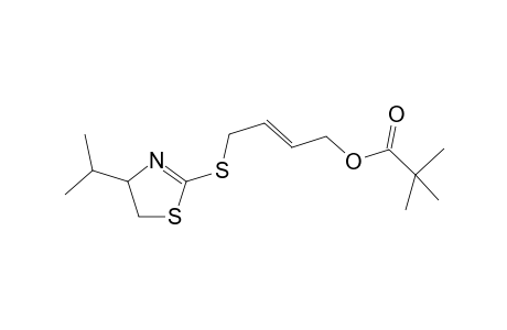 (S)-(Z)-1-Trimethylacetoxy-4-(2-thio-4-isopropylthiazoline)-2-butene