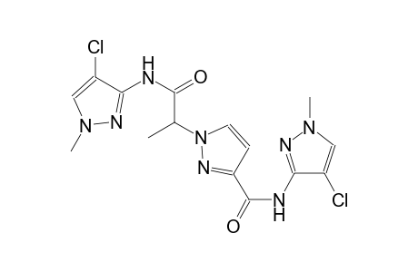 1H-pyrazole-1-acetamide, N-(4-chloro-1-methyl-1H-pyrazol-3-yl)-3-[[(4-chloro-1-methyl-1H-pyrazol-3-yl)amino]carbonyl]-alpha-methyl-