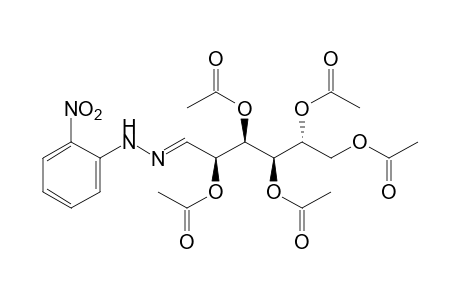 D-glucose, o-nitrophenylhydrazone, pentaacetate