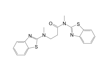1-(N-methyl-N-(2-benzothiazolyl)carbamoyl)-2-(N-methyl-N-(2-benzothiazoly)amino)ethane