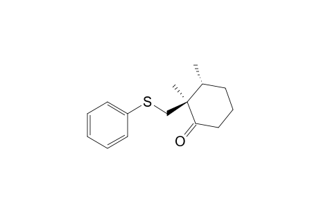 (2S,3R)-2,3-Dimethyl-2-(phenylthiomethyl)cyclohexanone