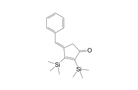 (E)-2,3-Bis(trimethylsilyl)-4-(phenylmethylene)cyclopent-2-en-1-one