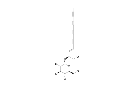 2-BETA-D-GLUCOPYRANOSYLOXY-1-HYDROXY-3(E)-TRIDECENE-5,7,9,11-TETRAYNE