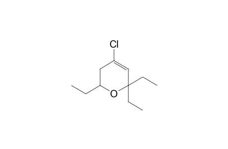 4-Chloro-2,6,6-triethyl-3,6-dihydro-2H-pyran