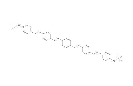 1,4-bis[(E)-2-[4-[(E)-2-(4-tert-butylsulfanylphenyl)vinyl]phenyl]vinyl]benzene