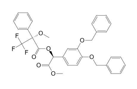 Benzeneacetic acid, 3,4-bis(phenylmethoxy)-.alpha.-(3,3,3-trifluoro-2-methoxy-1-oxo-2-phenylpropoxy)-, methyl ester, [R-(R*,S*)]-