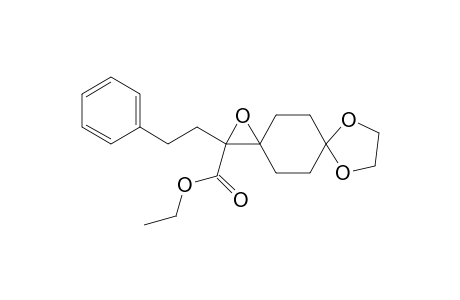 2"-Ethoxycarbonyl-2"-(2-phenylethyl)dispiro[1,3-dioxane-2,1'-cyclohexane-4',1"-oxirane]