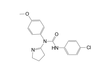 N'-(4-chlorophenyl)-N-(3,4-dihydro-2H-pyrrol-5-yl)-N-(4-methoxyphenyl)urea