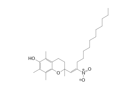 2,5,7,8-tetramethyl-2-[(E)-2-nitrotridec-1-enyl]chroman-6-ol