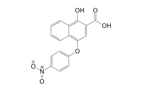 1-Hydroxy-4-(4-nitrophenoxy)-2-naphthoic acid