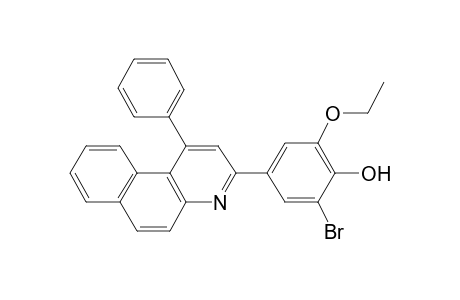 2-Bromo-6-ethoxy-4-(1-phenyl-benzo[f]quinolin-3-yl)-phenol