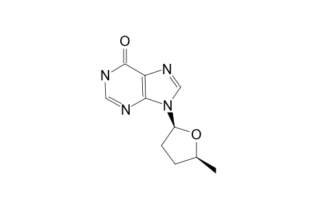 2',3',5'-TRIDEOXYINOSINE;9-(2,3,5-TRIDEOXY-BETA-D-GLYCERO-PENTOFURANOSYL)-9-H-PURIN-6-ONE