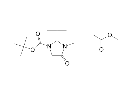 2-tert-BUTYL-5-METHOXYCARBONYLMETHYL-3-METHYL-4-OXO-IMIDAZOLIDINE-1-CARBOXYLIC ACID, tert-BUTYL ESTER