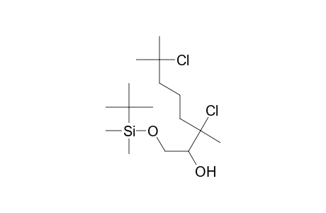 1-(t-Butyldimethylsiloxy)-3,7-dichloro-3,7-dimethyl-2-octanol