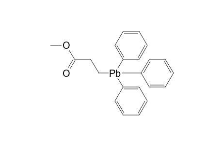 3-(Triphenylplumbyl)propionic acid, methyl ester