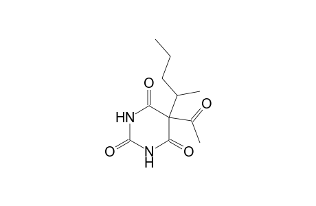 5-Acetyl-5-(pent-2-yl)barbituric acid