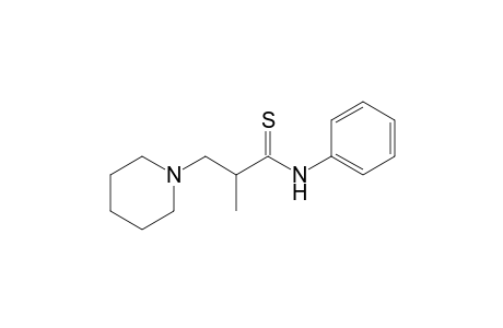2-Methyl-N-phenyl-3-piperidin-1-ylthiopropionamide