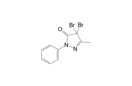 4,4-Dibromo-3-methyl-1-phenyl-2-pyrazolin-5-one