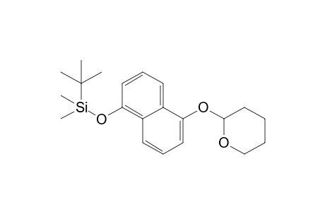 Tert-Butyldimethyl-[5-(tetrahydropyran-2-yloxy)-1-naphthyloxy]silane