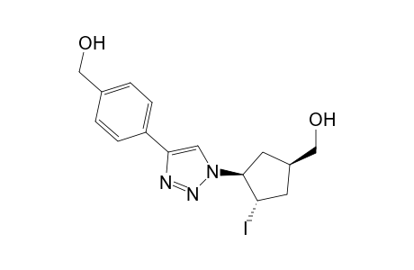 {c-3-[4'-(4''-(Hydroxymethyl)phenyl)-1'H-1',2',3'-triazol-1'-yl]-t-4-iodo-r-1-cyclopentyl}-methanol