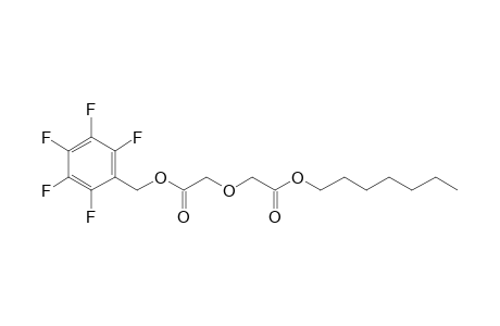 Diglycolic acid, heptyl pentafluorobenzyl ester