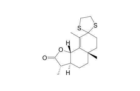 1,2-Dihydro-.alpha.-santonin thioketal