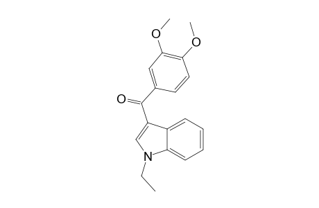 (1-Ethyl-1H-indol-3-yl)(3,4-dimethoxyphenyl)methanone