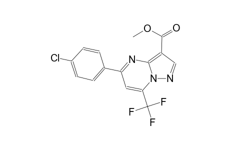 methyl 5-(4-chlorophenyl)-7-(trifluoromethyl)pyrazolo[1,5-a]pyrimidine-3-carboxylate