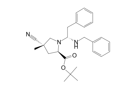 (2R,4S)-1-[(R)-1-Benzylamino-2-phenethyl]-2-tert-butoxycarbonyl-4-cyano-4-methylpyrrolidine