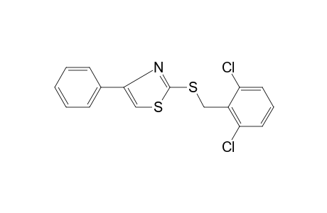2-[(2,6-Dichlorobenzyl)sulfanyl]-4-phenyl-1,3-thiazole