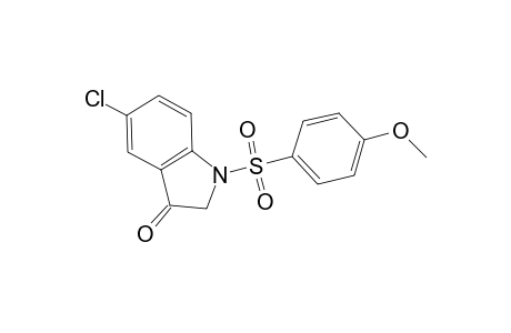 5-Chloranyl-1-(4-methoxyphenyl)sulfonyl-2H-indol-3-one