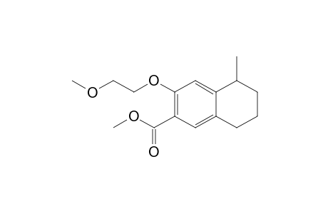 Methyl 3-(2-Methoxyethoxy)-5-methyl-5,6,7,8-tetrahydronaphth-2-ylcarboxylate